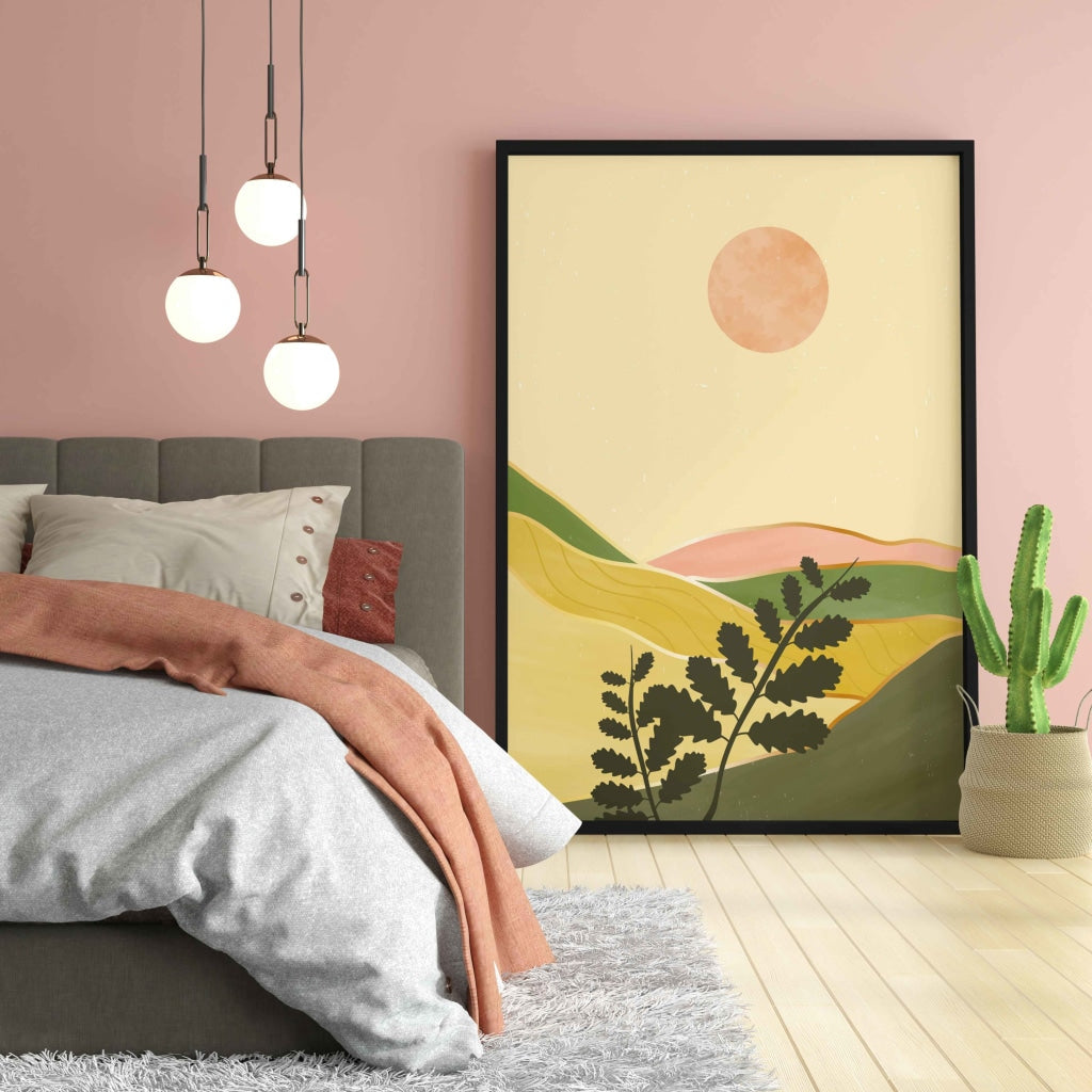Spring Love - Nature Art Frame For Wall Decor- Funkydecors Xs / Black Posters Prints &amp; Visual