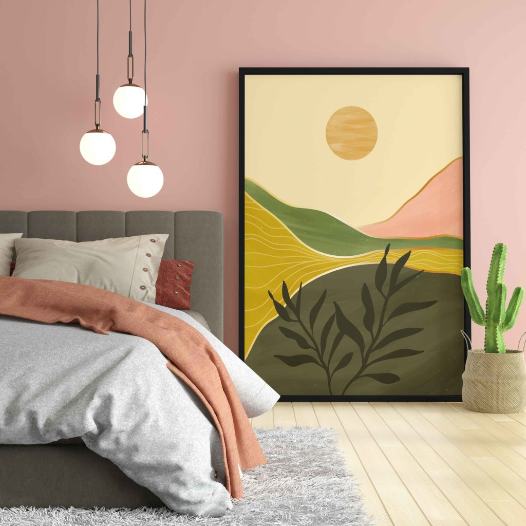 Spring Love - Nature Art Frame For Wall Decor- Funkydecors Xs / Black Posters Prints &amp; Visual