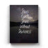 Stars Cant Shine Without Darkness - Life Quotes Art Frame For Wall Decor- Funkydecors Xs / Canvas