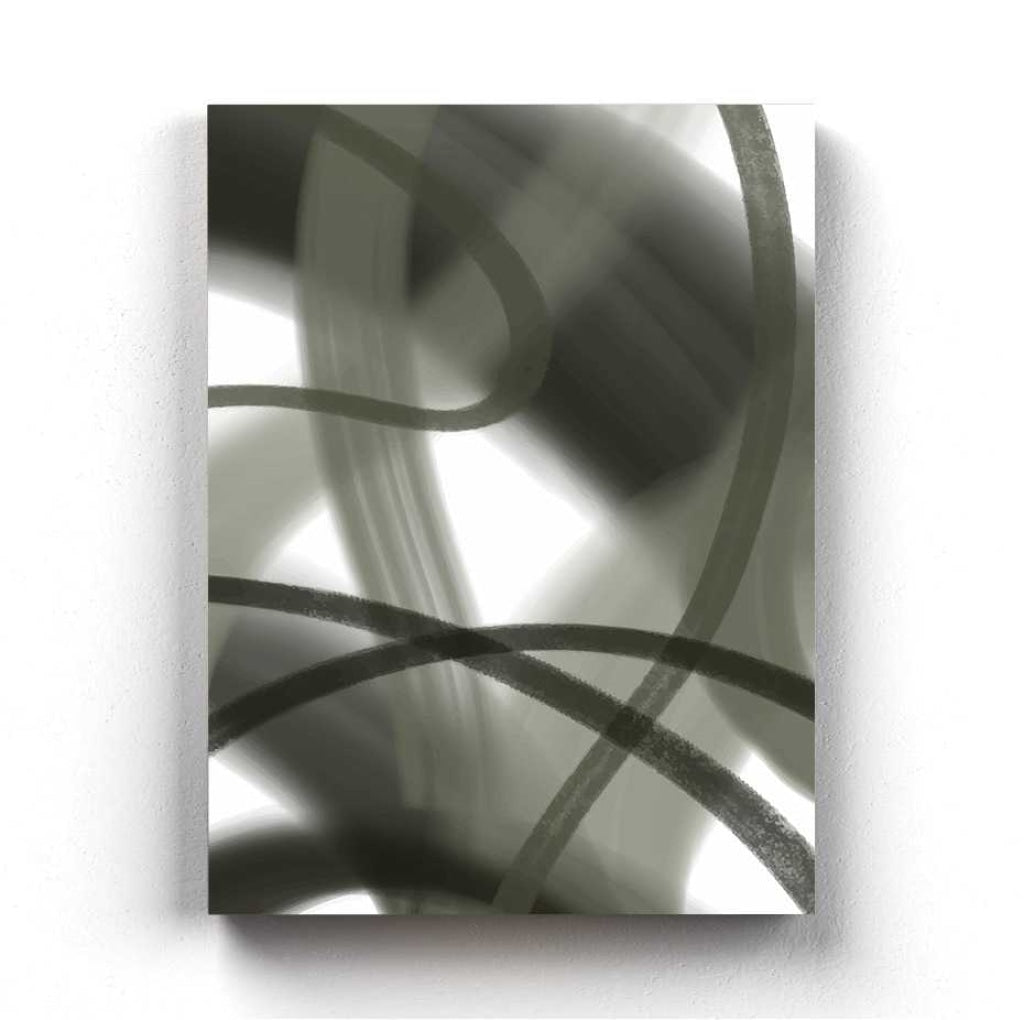 Stroke Achromatic Art Frame For Wall Decor- Funkydecors Xs / Canvas Posters Prints &amp; Visual Artwork