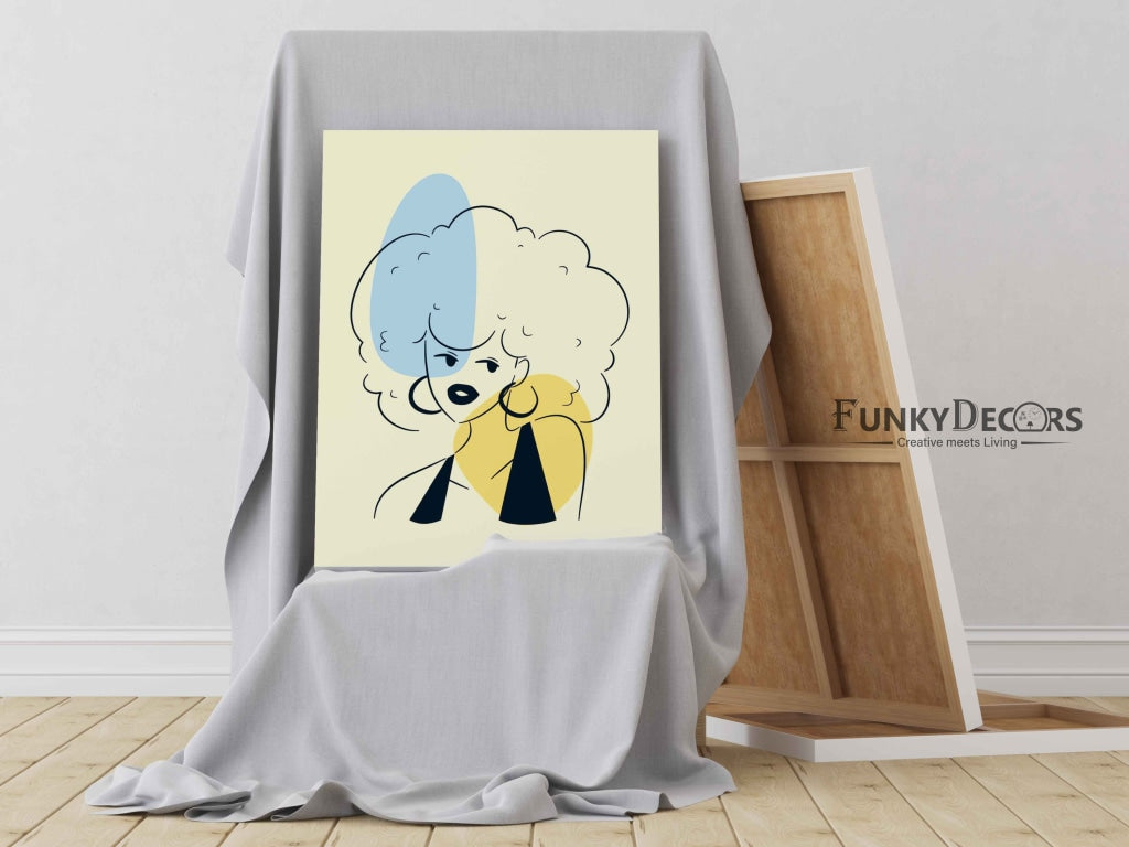 Stunning Women Portrait Art Frame For Wall Decor- Funkydecors Posters Prints & Visual Artwork