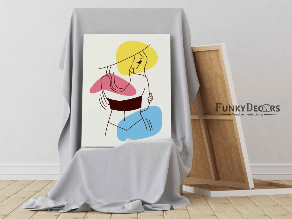 Stunning Women Portrait Art Frame For Wall Decor- Funkydecors Posters Prints & Visual Artwork