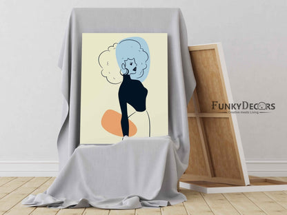 Stunning Women Portrait Art Frame For Wall Decor- Funkydecors Posters Prints & Visual Artwork