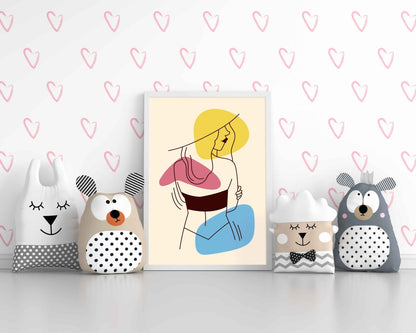 Stunning Women Portrait Art Frame For Wall Decor- Funkydecors Xs / White Posters Prints & Visual
