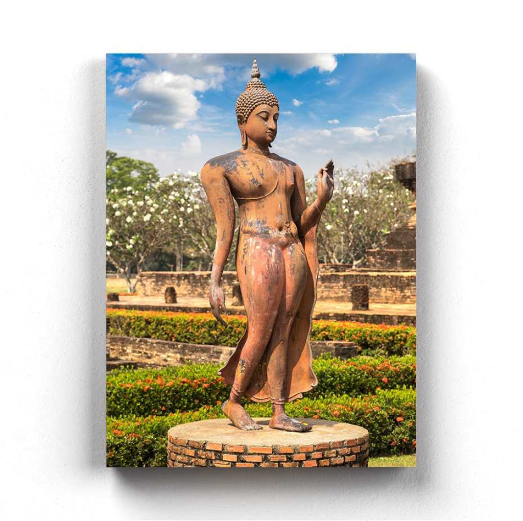 Sukhothai Sculpture - Spiritual Art Frame For Wall Decor- Funkydecors Xs / Canvas Posters Prints &amp;