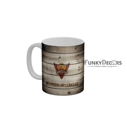 Sunrisers Hyderabad Logo Coffee Ceramic Mug 350 ML-FunkyDecors