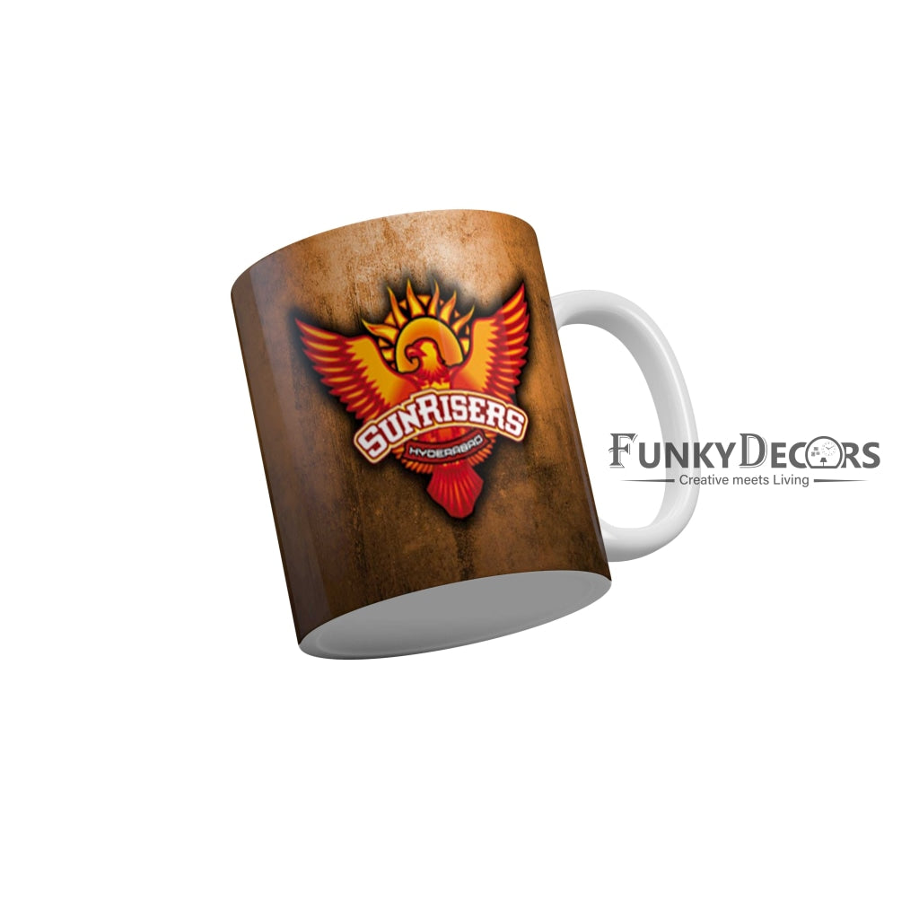 Sunrisers Hyderabad Logo Coffee Ceramic Mug 350 ML-FunkyDecors