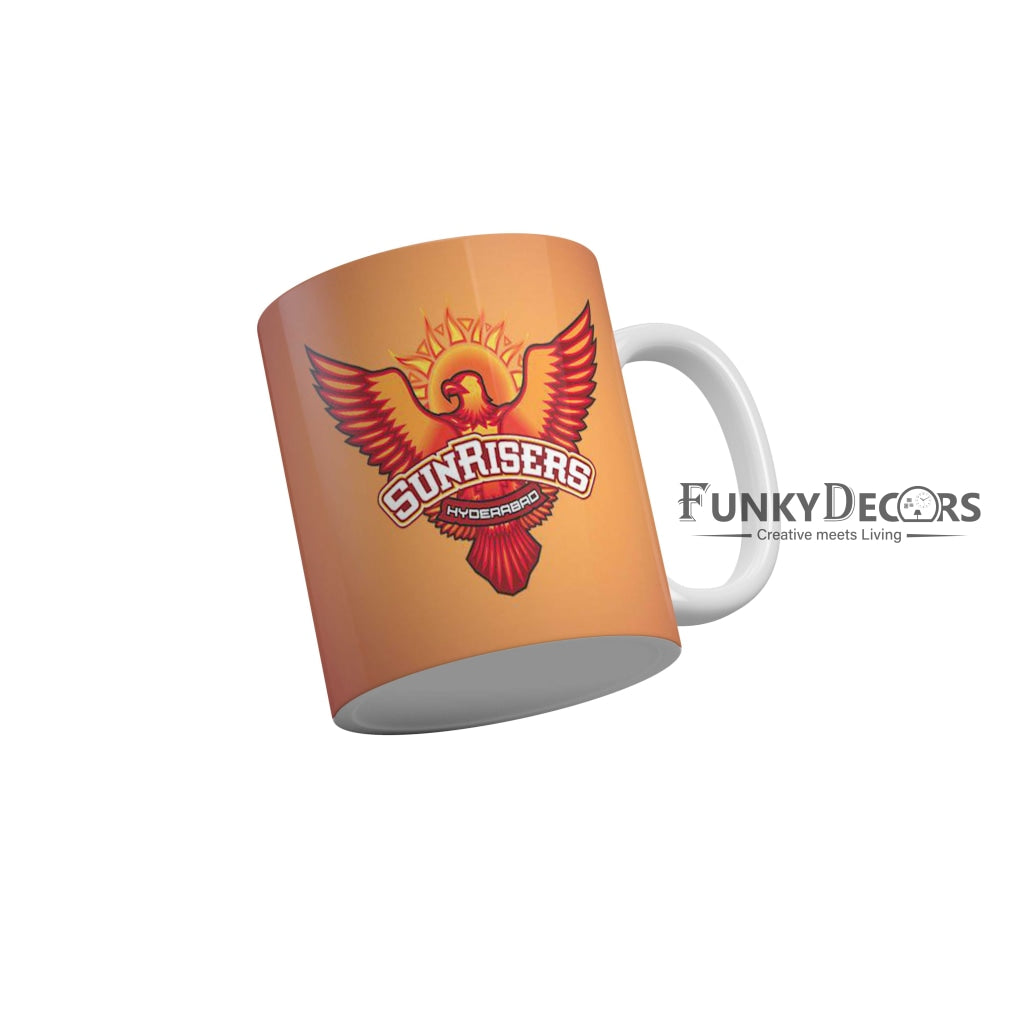 Sunrisers Hyderabad Logo Coffee Ceramic Mug 350 ML-FunkyDecors