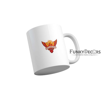 Sunrisers Hyderabad Logo Coffee Ceramic Mug 350 ML-FunkyDecors