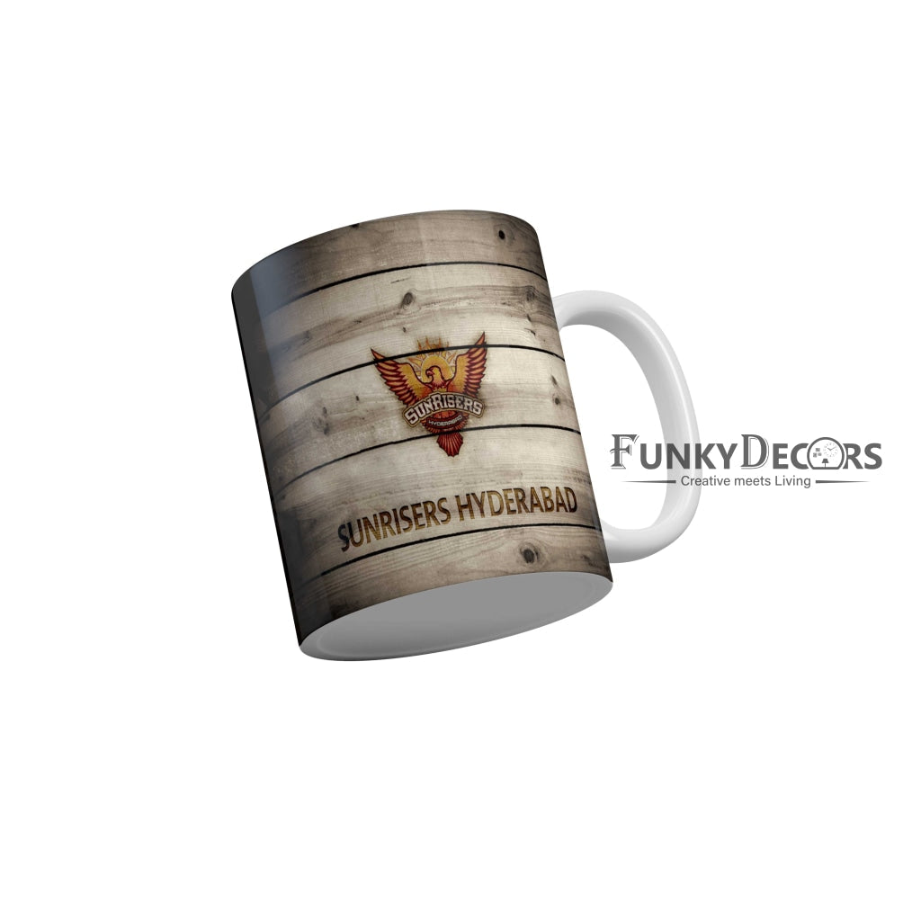 Sunrisers Hyderabad Logo Coffee Ceramic Mug 350 ML-FunkyDecors