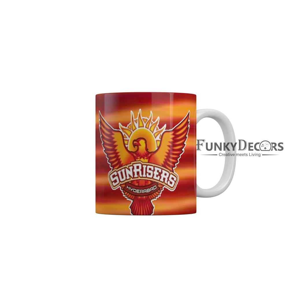 Sunrisers Hyderabad Logo Coffee Ceramic Mug 350 ML-FunkyDecors