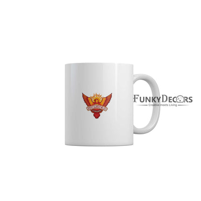 Sunrisers Hyderabad Logo Coffee Ceramic Mug 350 ML-FunkyDecors