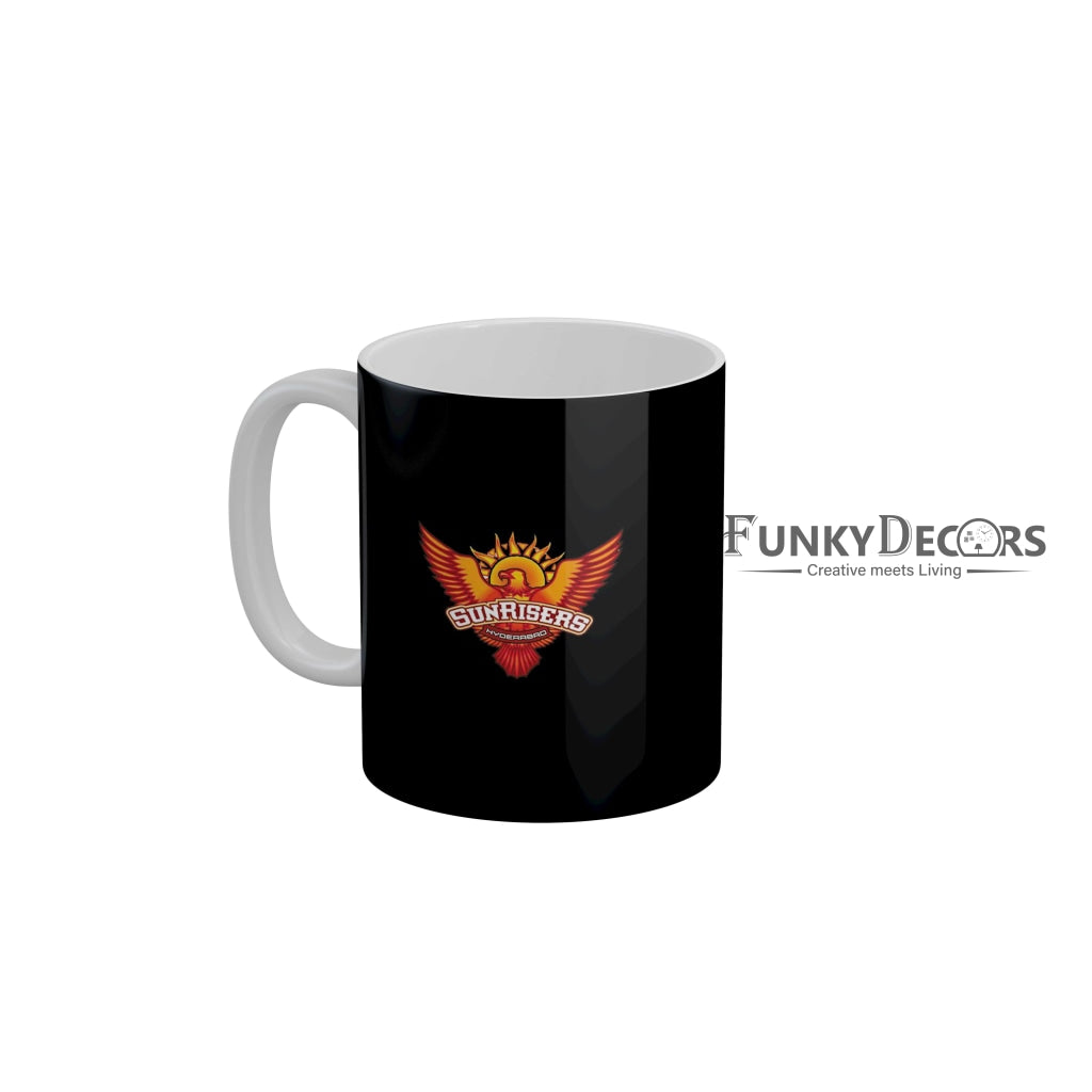 Sunrisers Hyderabad Logo Coffee Ceramic Mug 350 ML-FunkyDecors