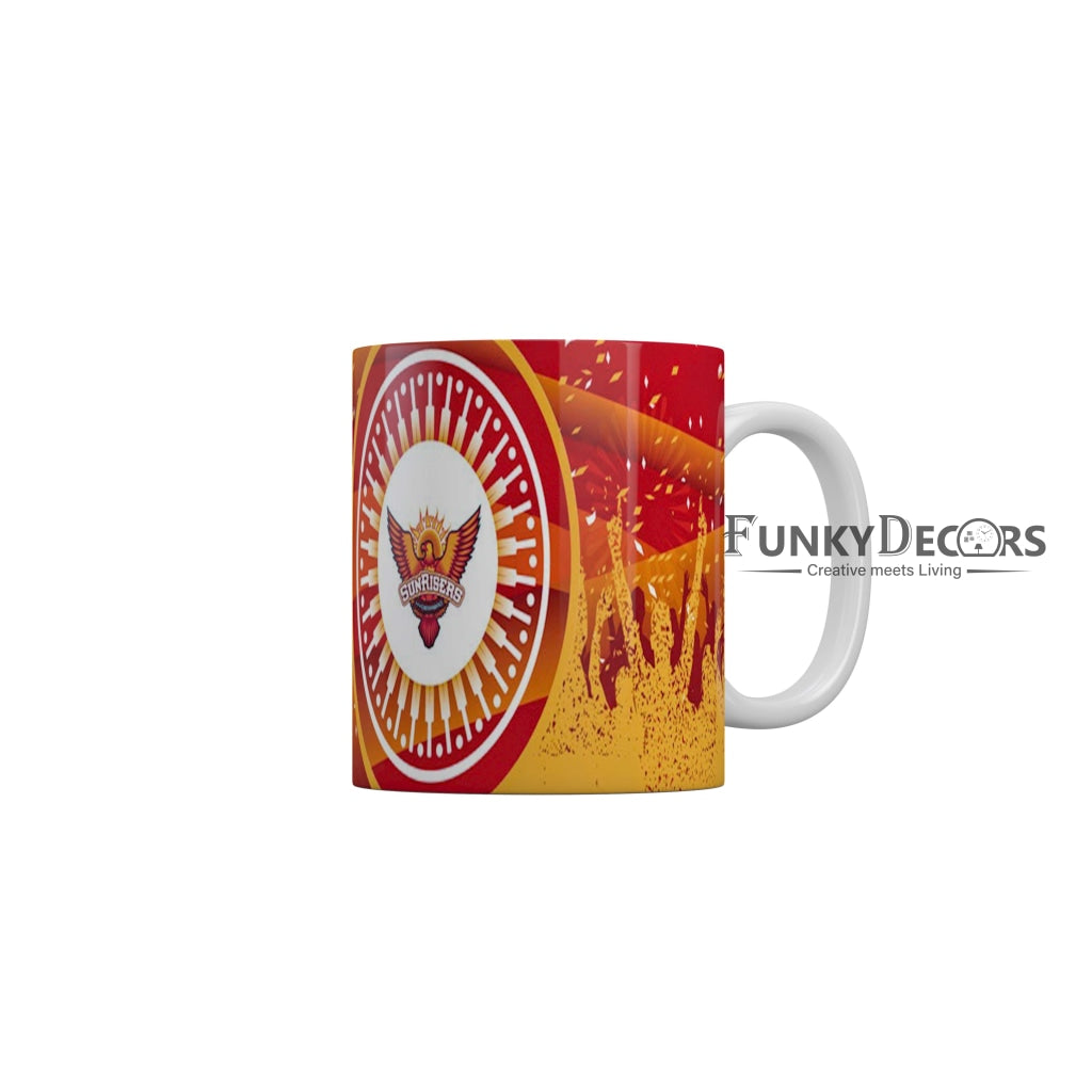Sunrisers Hyderabad Logo Coffee Ceramic Mug 350 ML-FunkyDecors