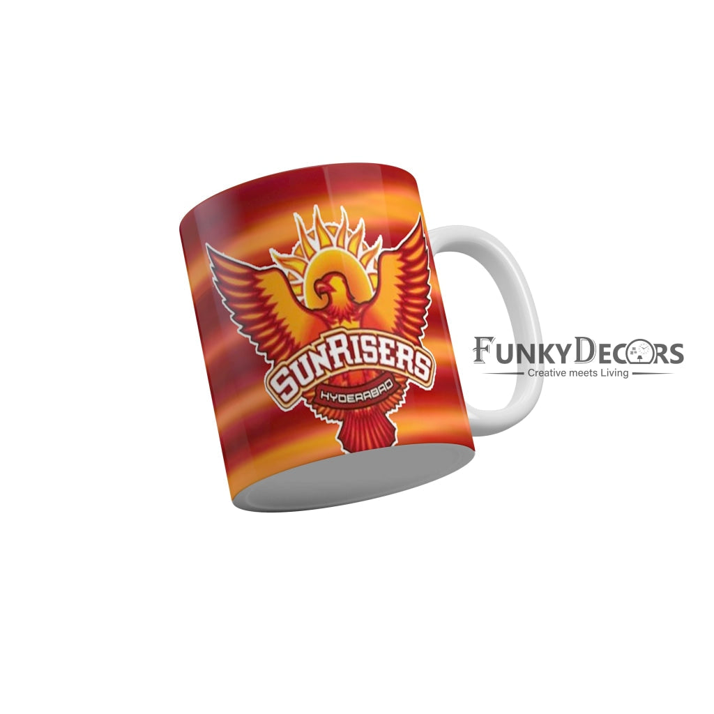 Sunrisers Hyderabad Logo Coffee Ceramic Mug 350 ML-FunkyDecors