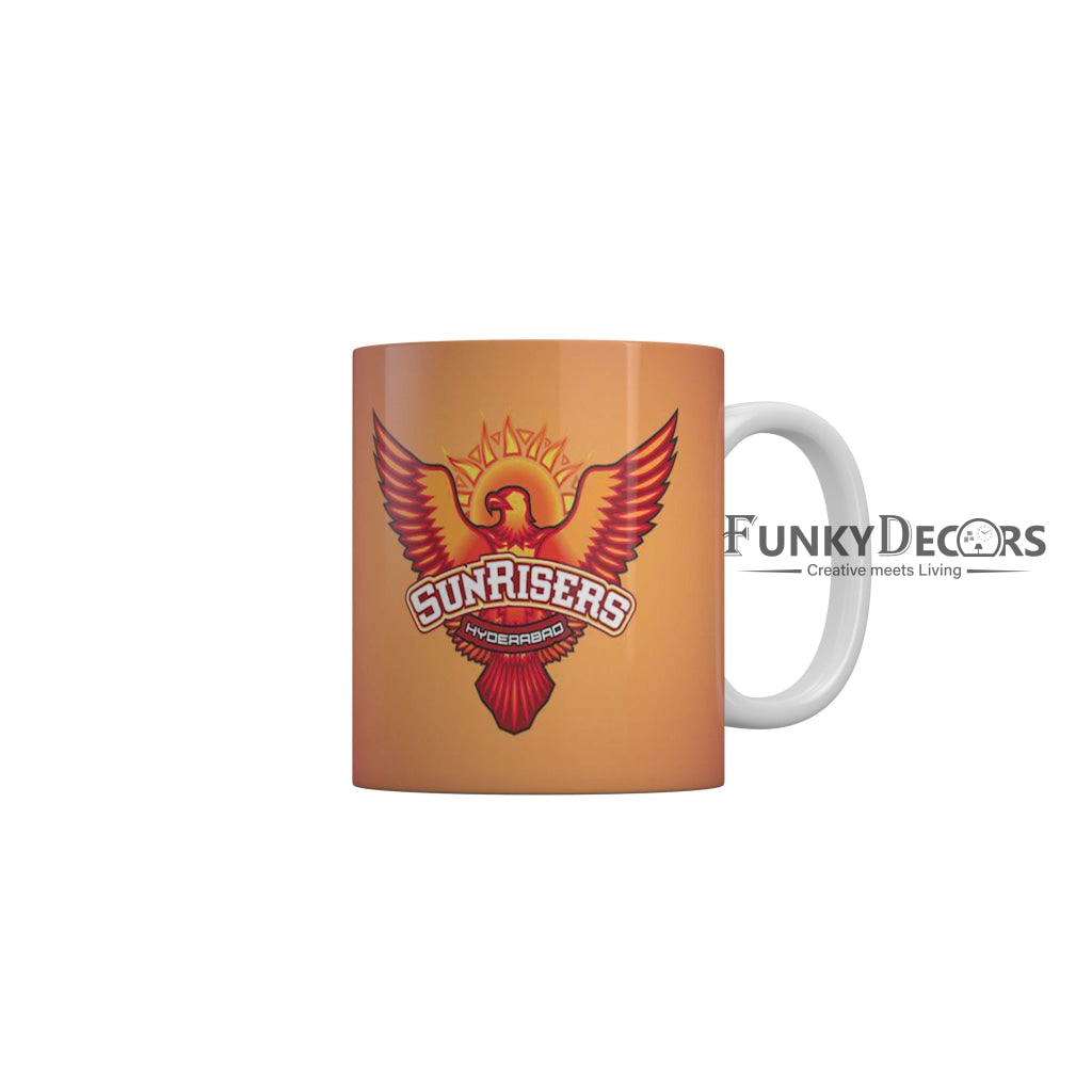 Sunrisers Hyderabad Logo Coffee Ceramic Mug 350 ML-FunkyDecors