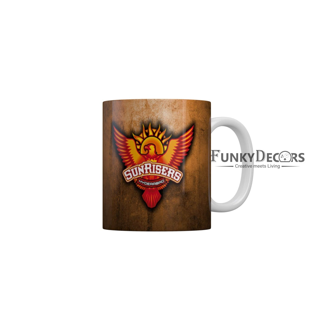 Sunrisers Hyderabad Logo Coffee Ceramic Mug 350 ML-FunkyDecors