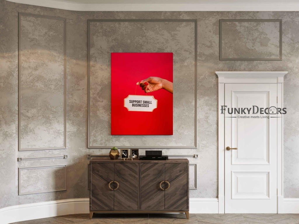 Support Small Businesses - Business Art Frame For Wall Decor- Funkydecors Posters Prints &amp; Visual