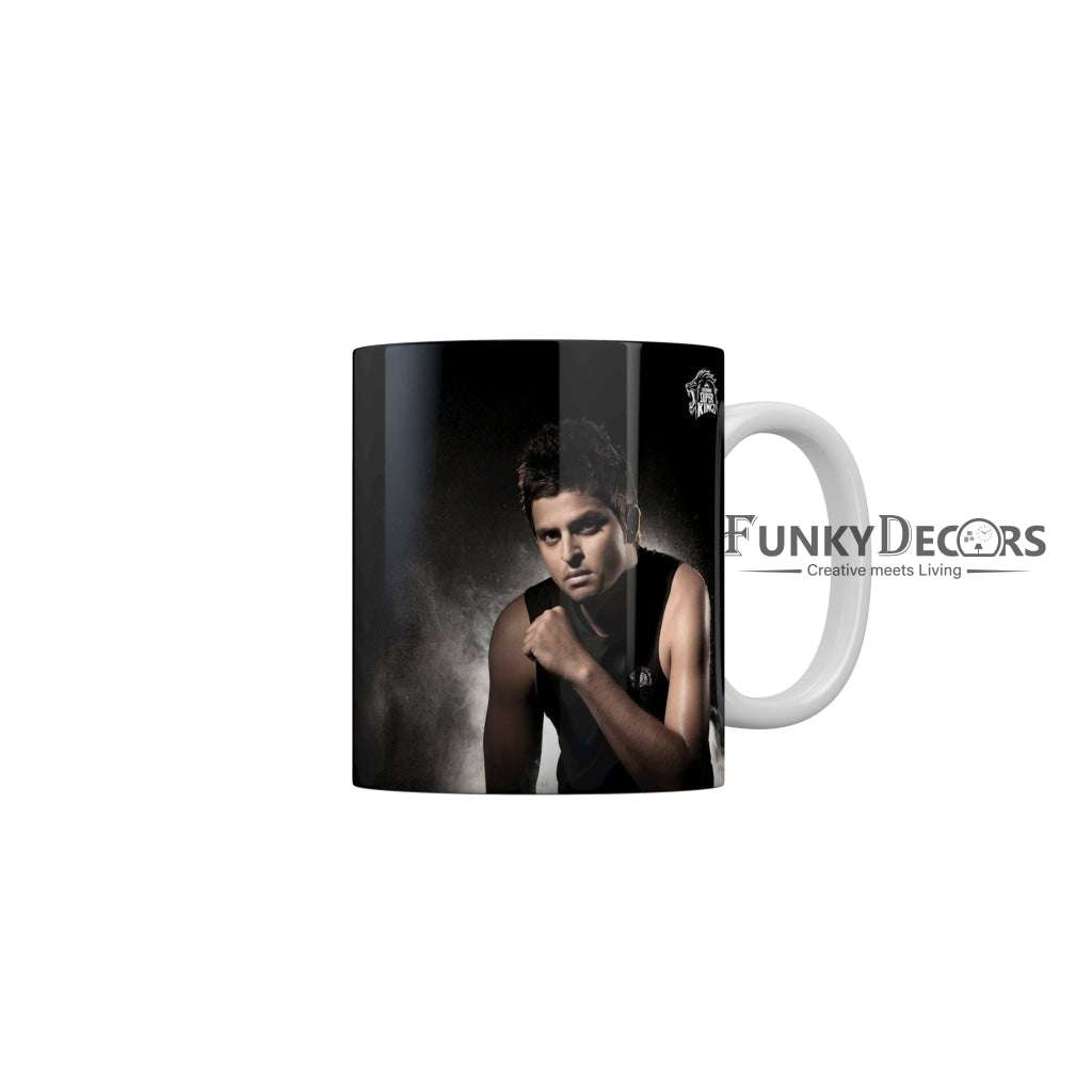 Suresh Raina CSK Coffee Ceramic Mug 350 ML-FunkyDecors