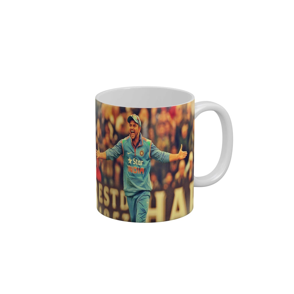 Suresh Raina CSK Coffee Ceramic Mug 350 ML-FunkyDecors