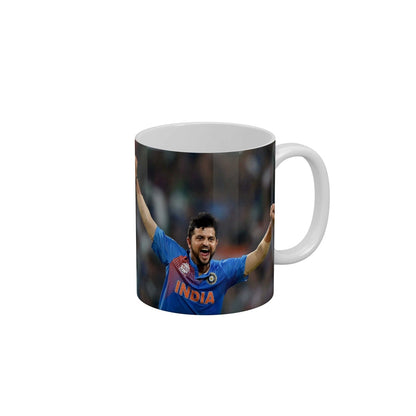 Suresh Raina CSK Coffee Ceramic Mug 350 ML-FunkyDecors