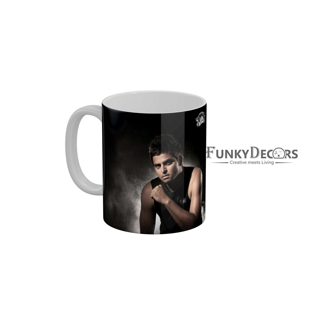 Suresh Raina CSK Coffee Ceramic Mug 350 ML-FunkyDecors