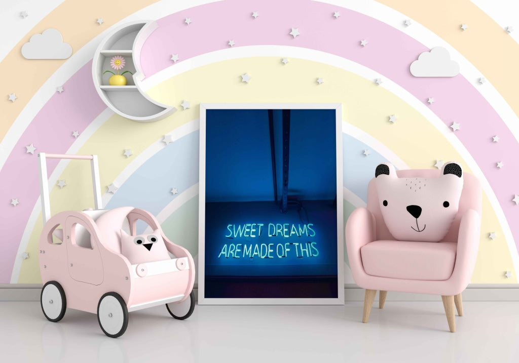 Sweet Dreams Are Made Of This - Quotes Art Frame For Wall Decor- Funkydecors Xs / White Posters