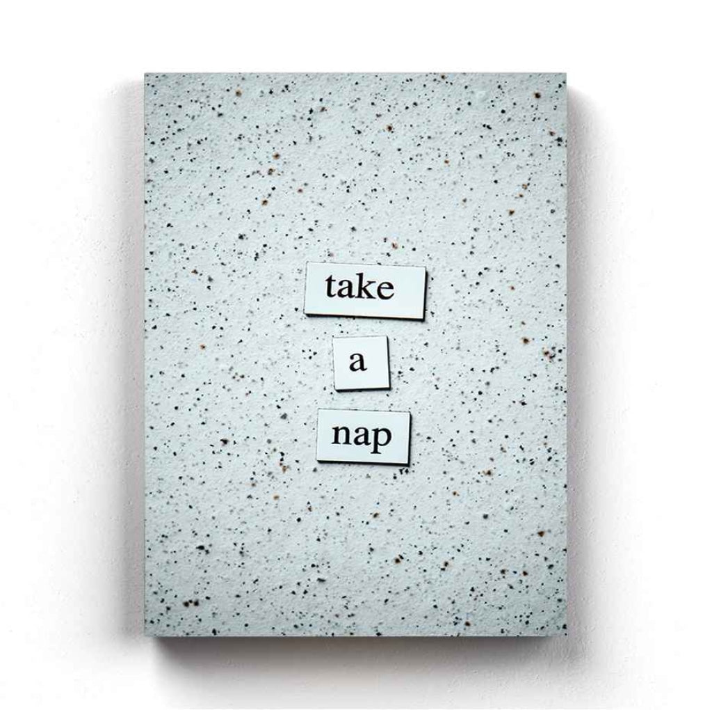 Take A Nap- Quotes Art Frame For Wall Decor- Funkydecors Xs / Canvas Posters Prints & Visual Artwork