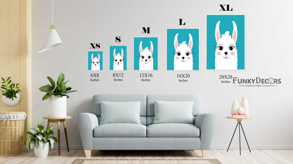 The Adorable Look - Nursery Art Frame For Wall Decor- Funkydecors Posters Prints & Visual Artwork