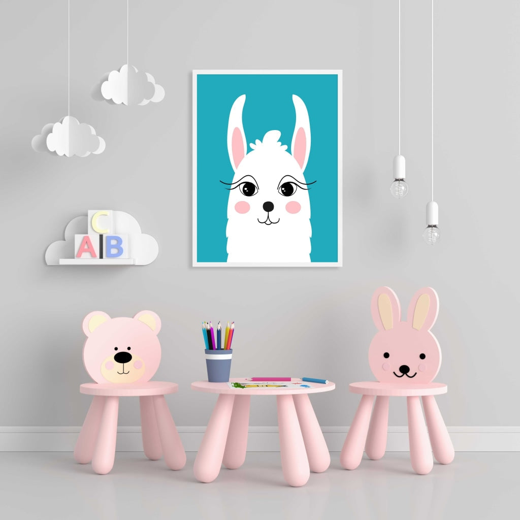 The Adorable Look - Nursery Art Frame For Wall Decor- Funkydecors Xs / White Posters Prints & Visual