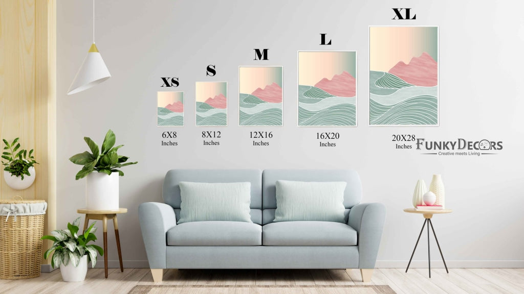 The Art Of Curves - Abstract Frame For Wall Decor- Funkydecors Posters Prints & Visual Artwork