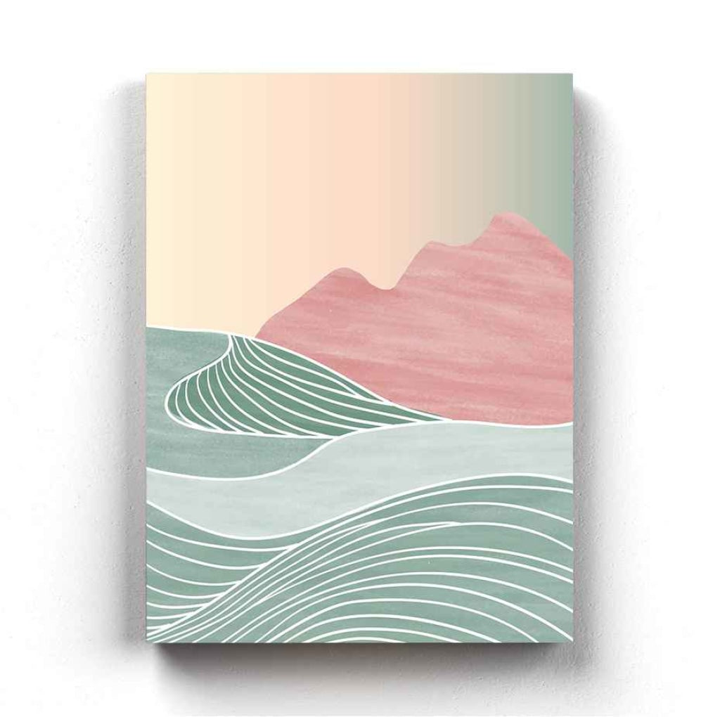 The Art Of Curves - Abstract Frame For Wall Decor- Funkydecors Xs / Canvas Posters Prints & Visual