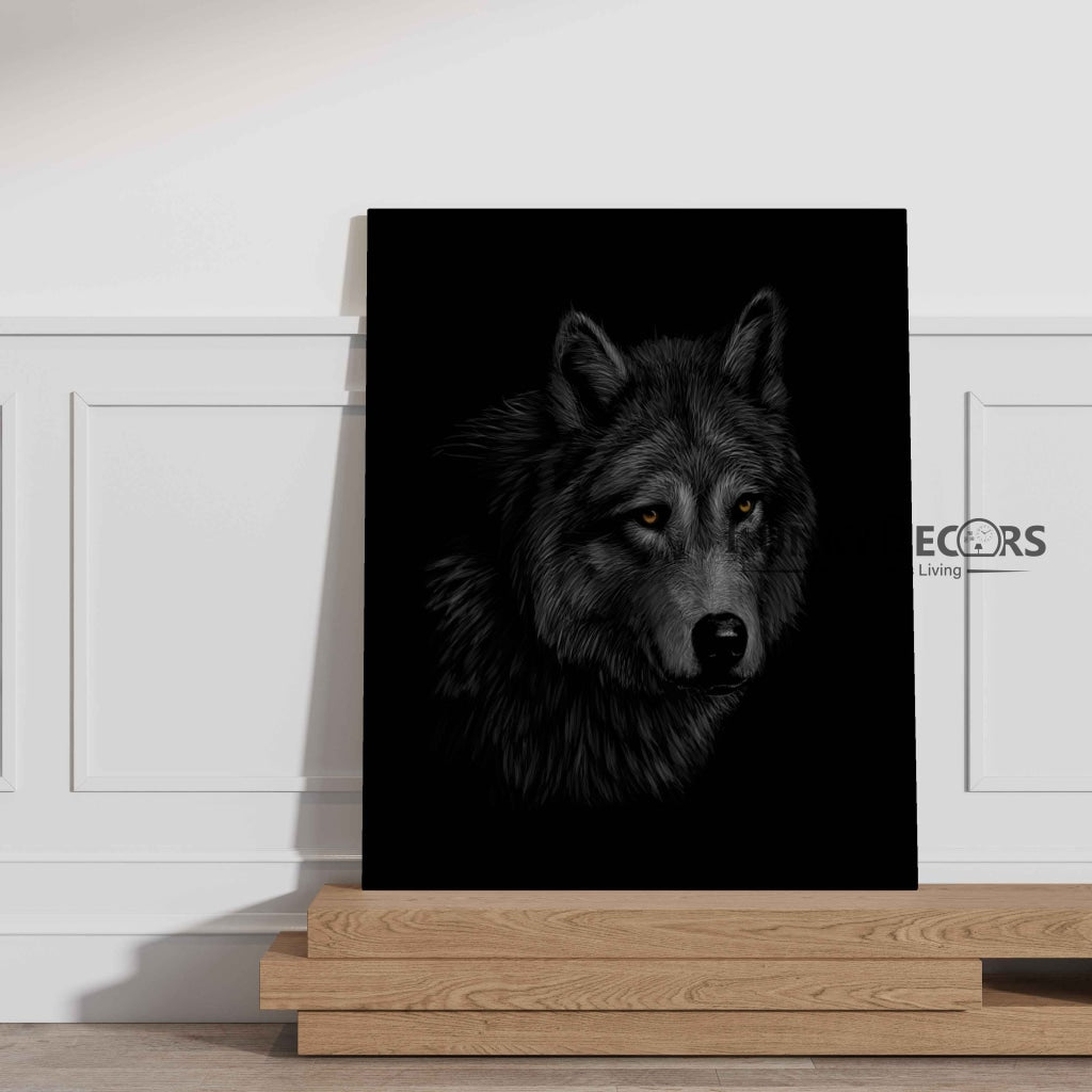 The Artic Wolf - Animal Art Frame For Wall Decor- Funkydecors Posters Prints &amp; Visual Artwork