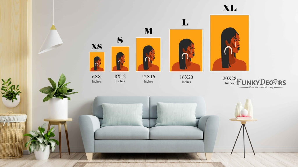 The Beauty Of Blackness Boho Women Art Frame For Wall Decor- Funkydecors Posters Prints &amp; Visual