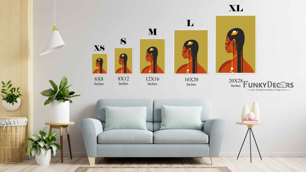 The Beauty Of Blackness Boho Women Art Frame For Wall Decor- Funkydecors Posters Prints & Visual