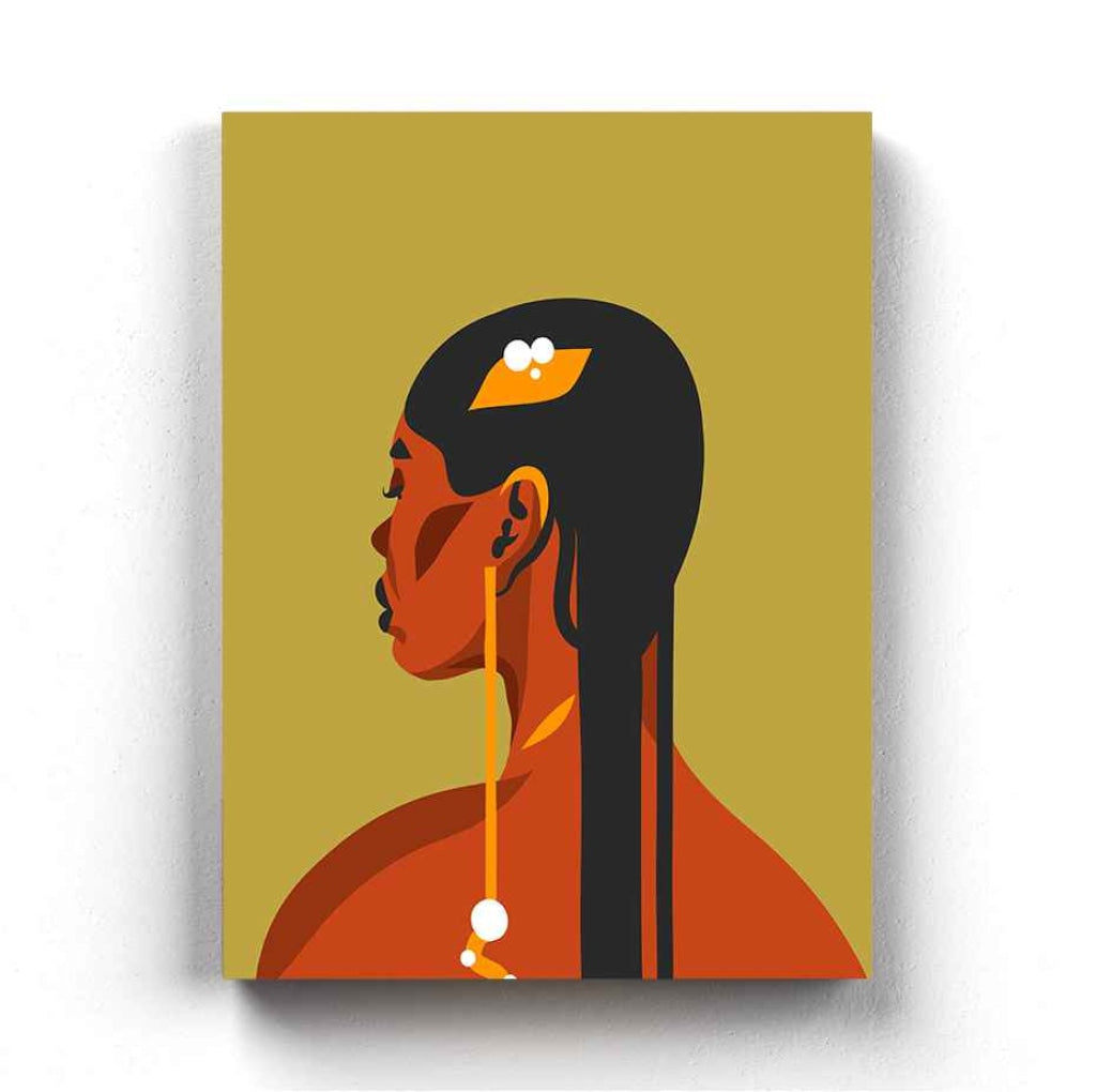 The Beauty Of Blackness Boho Women Art Frame For Wall Decor- Funkydecors Xs / Canvas Posters Prints