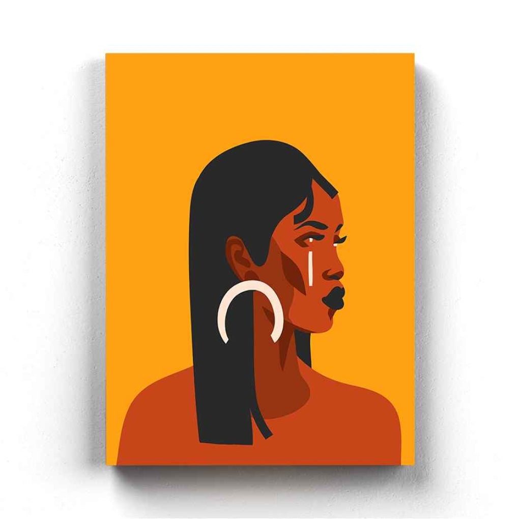 The Beauty Of Blackness Boho Women Art Frame For Wall Decor- Funkydecors Xs / Canvas Posters Prints