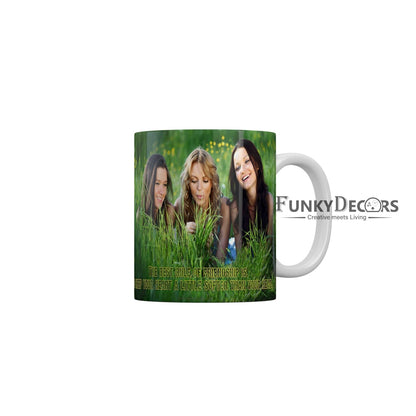 The best rule of friendship is to keep your heart a littile softer than your head Coffee Ceramic Mug 350 ML-FunkyDecors