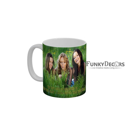 The best rule of friendship is to keep your heart a littile softer than your head Coffee Ceramic Mug 350 ML-FunkyDecors