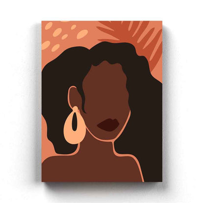 The Black Beauty Women Boho Art Frame For Wall Decor- Funkydecors Xs / Canvas Posters Prints &