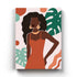 The Black Beauty Women Portrait Art Frame For Wall Decor- Funkydecors Xs / Canvas Posters Prints &