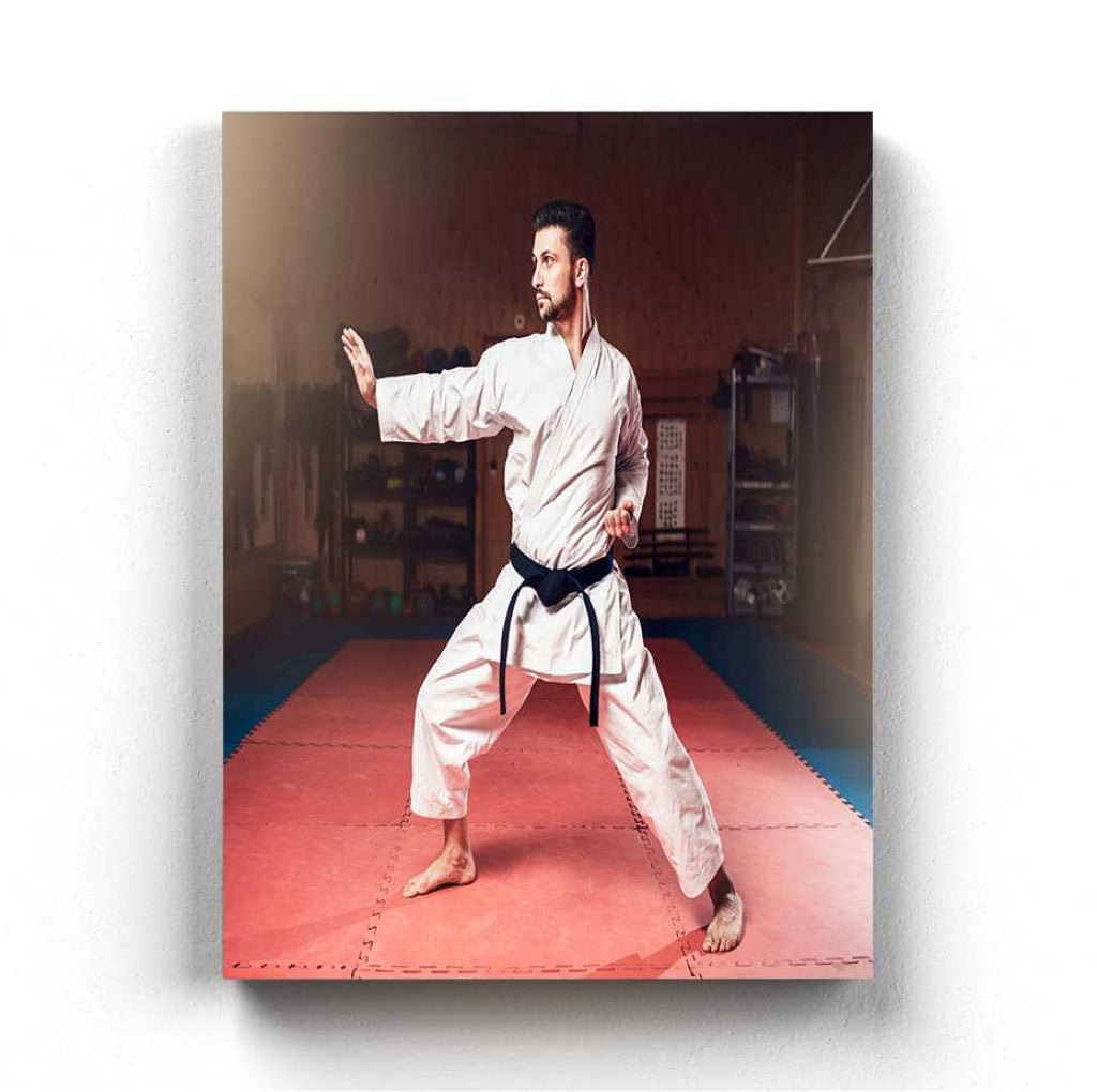 The Black Belt - Sports Art Frame For Wall Decor- Funkydecors Xs / Canvas Posters Prints &amp; Visual