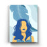 The Blue Art - Women Portrait Frame For Wall Decor- Funkydecors Xs / Canvas Posters Prints & Visual