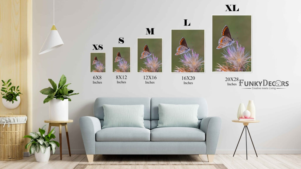 The Blue Lupine - Animal Art Frame For Wall Decor- Funkydecors Posters Prints & Visual Artwork