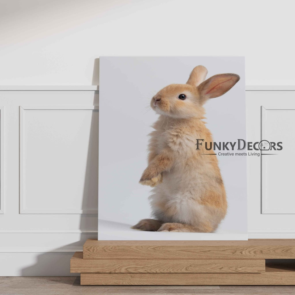 The Bunny - Animal Art Frame For Wall Decor- Funkydecors Posters Prints &amp; Visual Artwork
