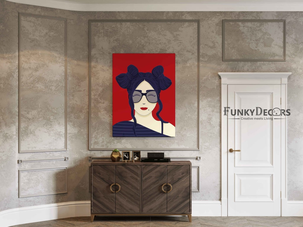 The Cat Eye Portrait Art Frame For Wall Decor- Funkydecors Posters Prints & Visual Artwork