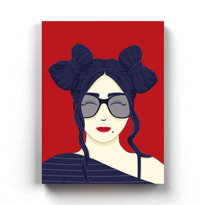 The Cat Eye Portrait Art Frame For Wall Decor- Funkydecors Xs / Canvas Posters Prints & Visual