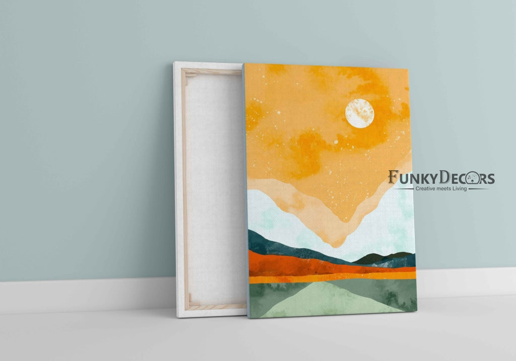 The Colourful Sky - Abstract Art Frame For Wall Decor- Funkydecors Posters Prints & Visual Artwork