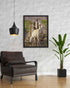 The Cute Lamas - Animal Art Frame For Wall Decor- Funkydecors Xs / Black Posters Prints & Visual