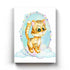 The Endearing Kitty - Nursery Art Frame For Wall Decor- Funkydecors Xs / Canvas Posters Prints &